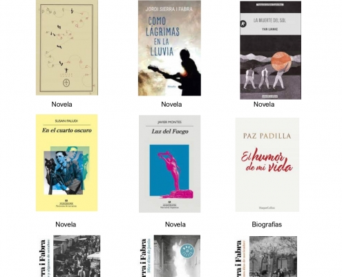 NOVEDADES ADULTOS JULIO Y AGOSTO 2021