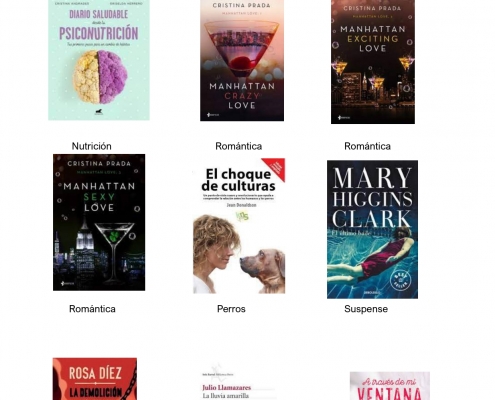 NOVEDADES ADULTOS JULIO Y AGOSTO 2021