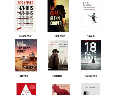 NOVEDADES ADULTOS SEPTIEMBRE 2021