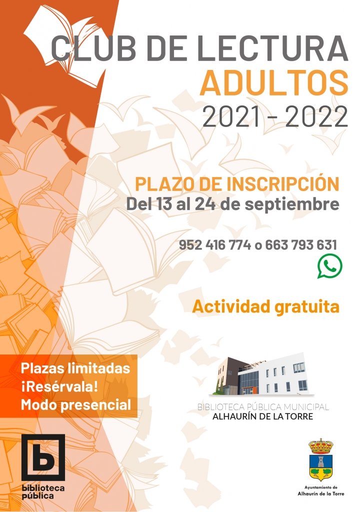 CLUB DE LECTURA ADULTOS 2021 - 2022