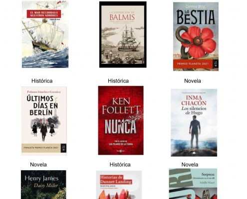 Novedades adultos de enero 2022