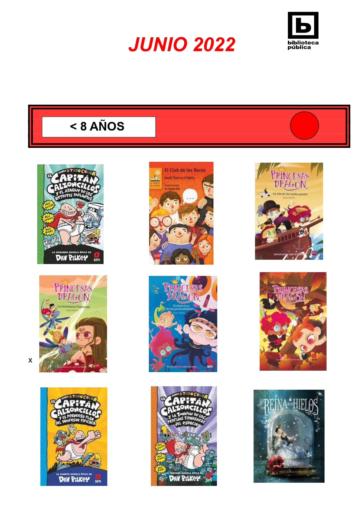 NOVEDADES INFANTILES JUNIO