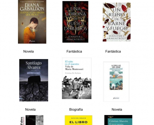 NOVEDADES ADULTOS SEPTIEMBRE 2022