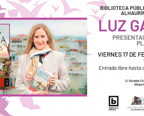 Luz Gabás comparte confidencias literarias en Alhaurín de la Torre y descubre las claves del Premio Planeta 2022