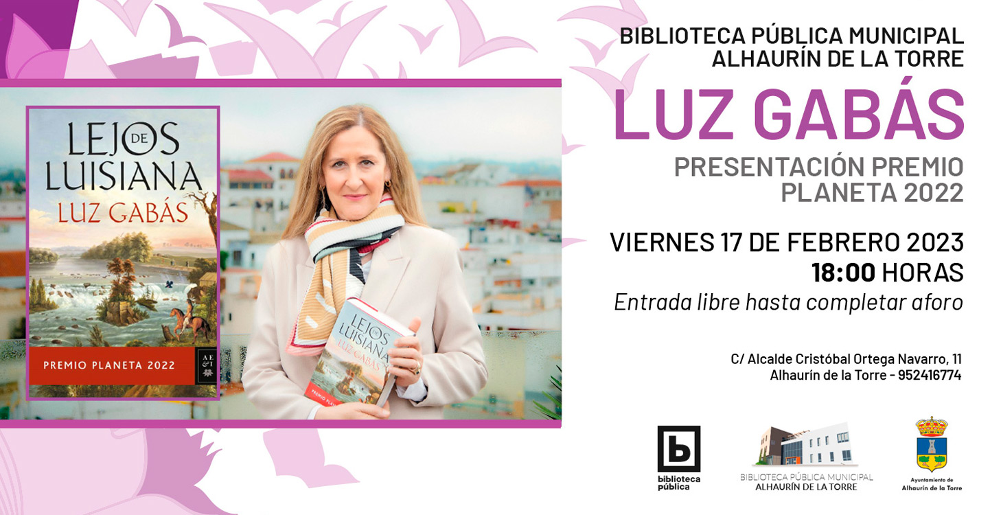 Luz Gabás comparte confidencias literarias en Alhaurín de la Torre y descubre las claves del Premio Planeta 2022