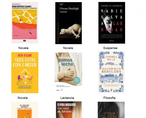 NOVEDADES ADULTOS MARZO 2023