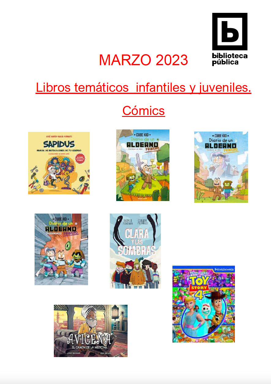 Novedades infantiles / juveniles de marzo 2023