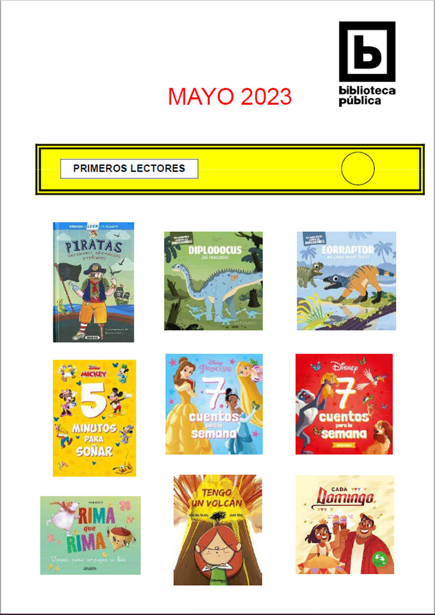 Novedades infantiles mayo 2023