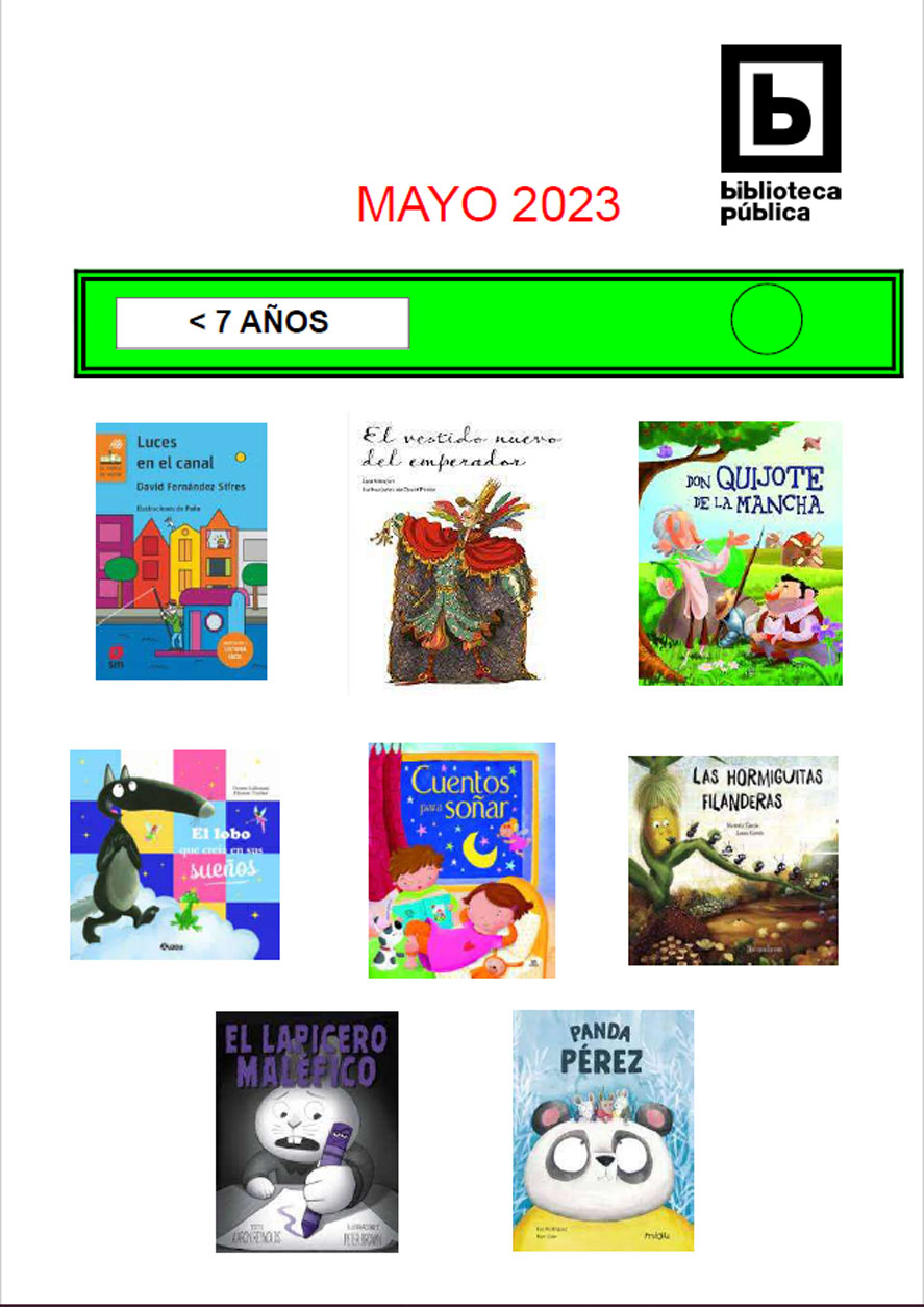 Novedades infantiles mayo 2023