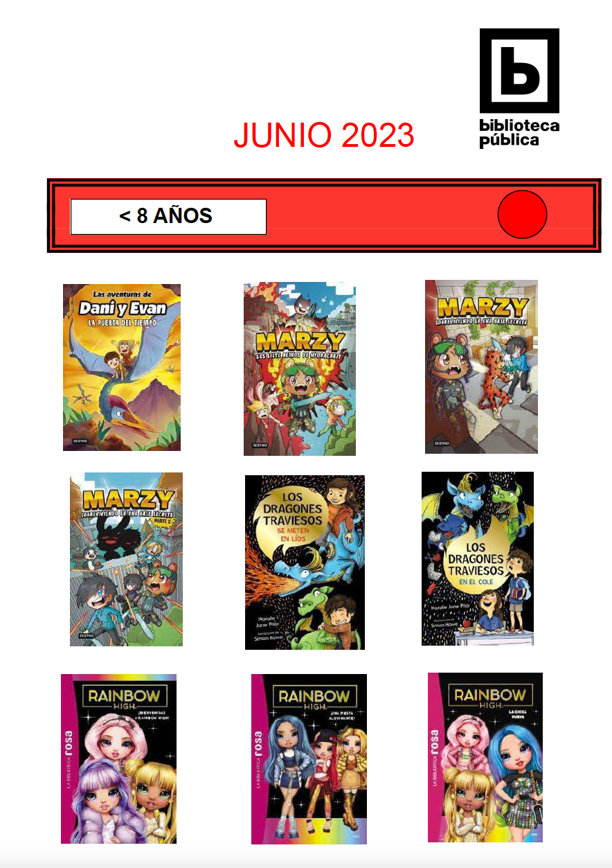 NOVEDADES INFANTILES JUNIO 2023