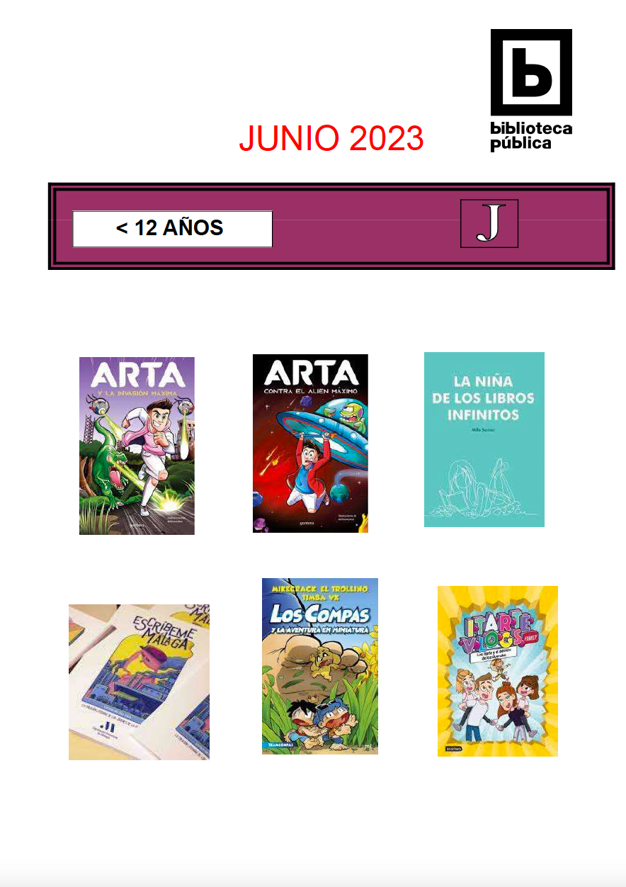 NOVEDADES INFANTILES JUNIO 2023