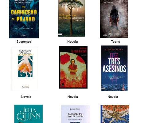 NOVEDADES ADULTOS OCTUBRE 2023