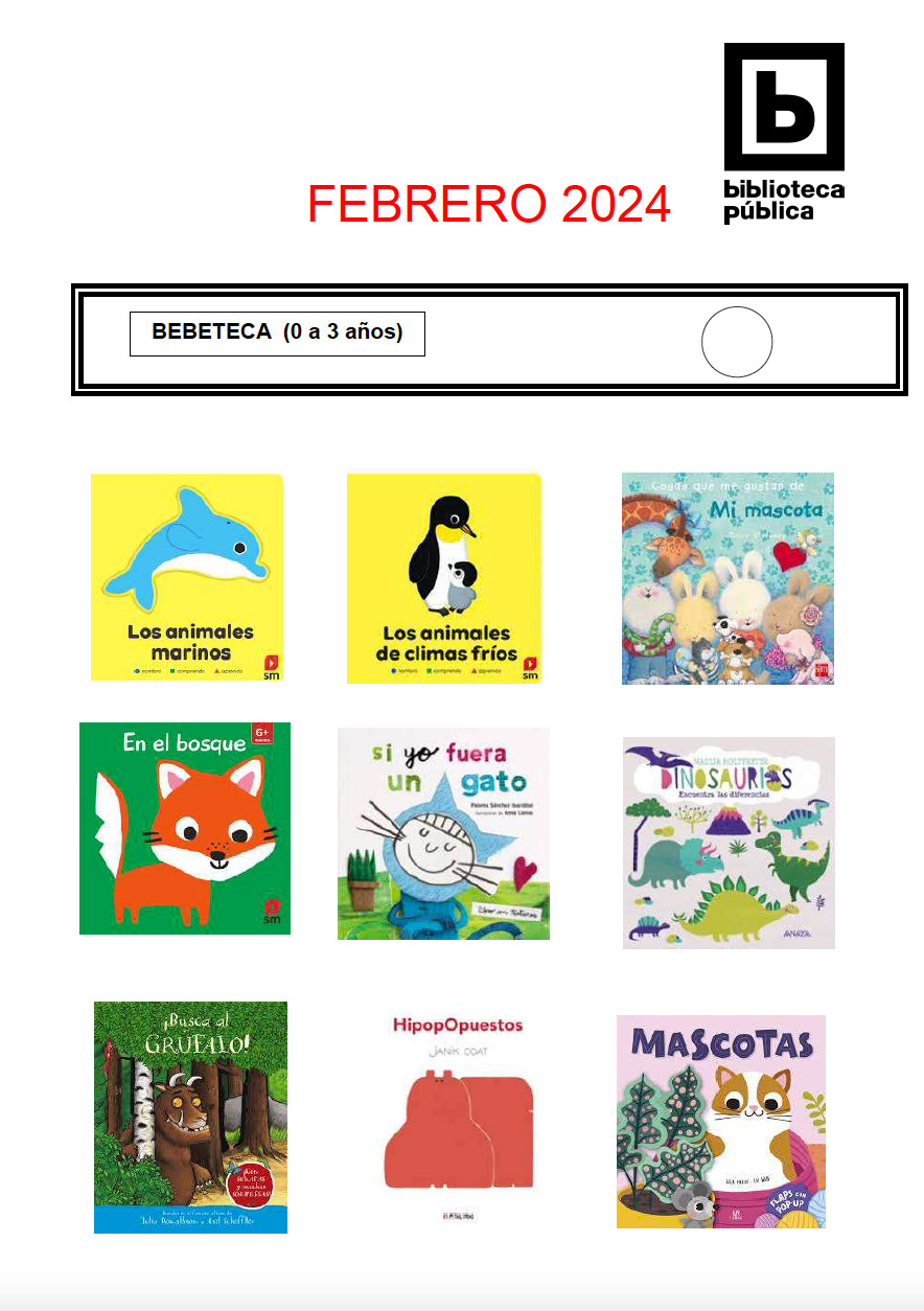 NOVEDADES INFANTILES FEBRERO 2024