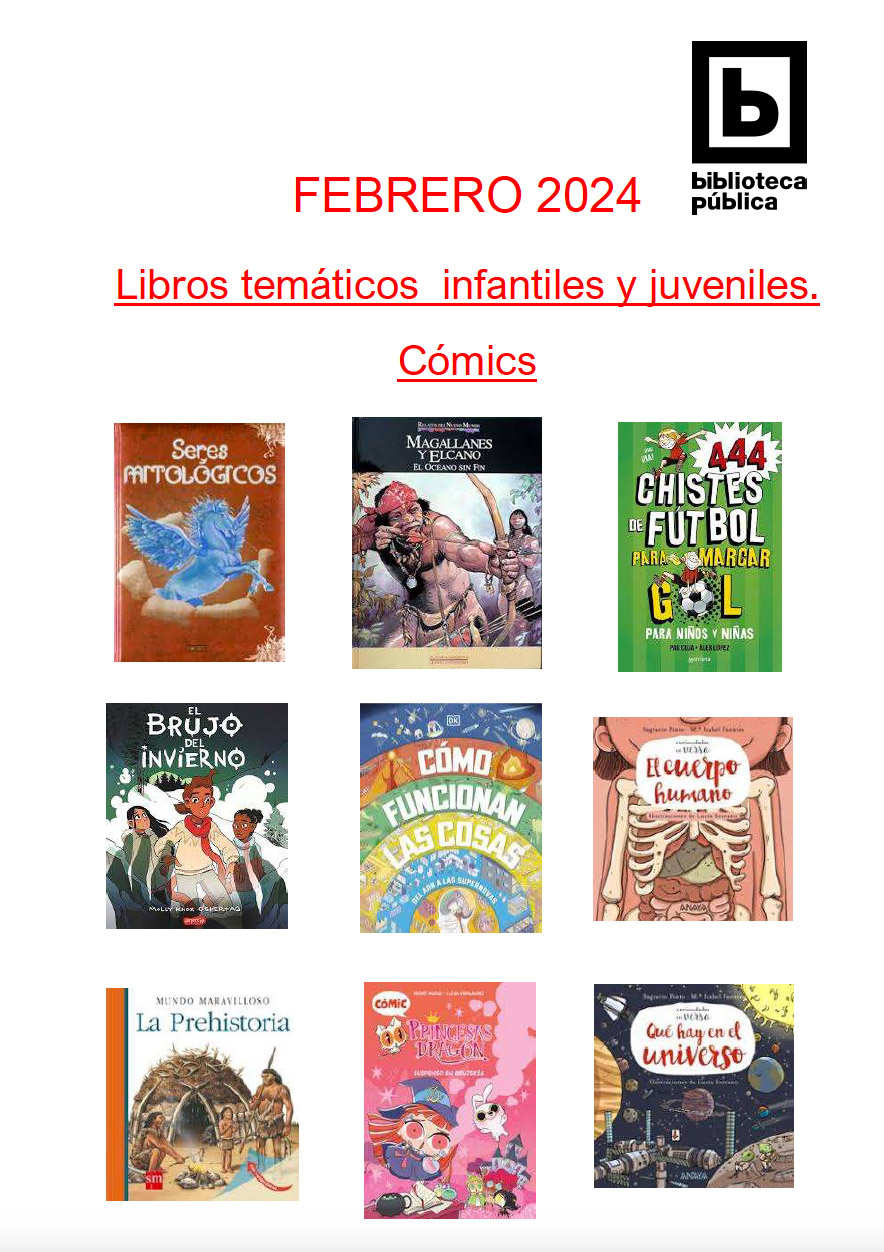 NOVEDADES INFANTILES FEBRERO 2024