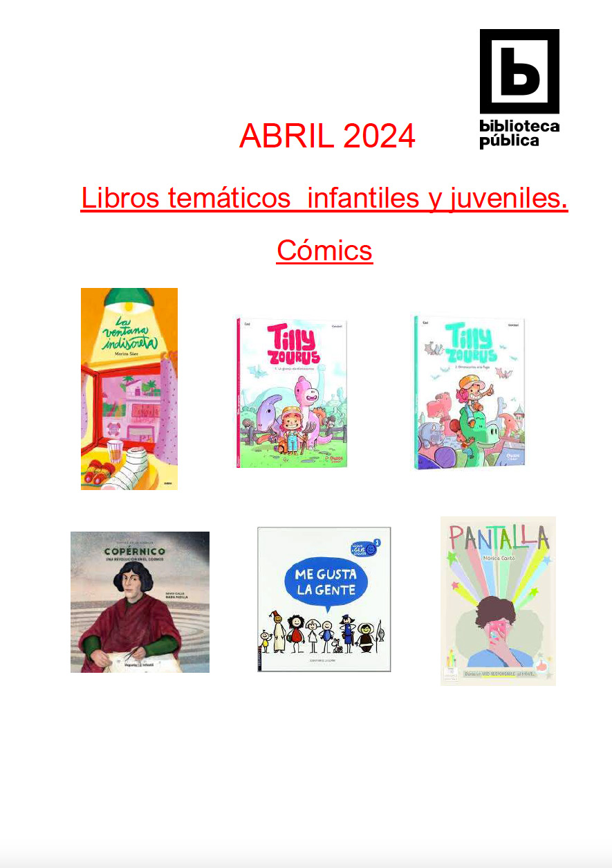 NOVEDADES INFANTILES ABRIL 2024