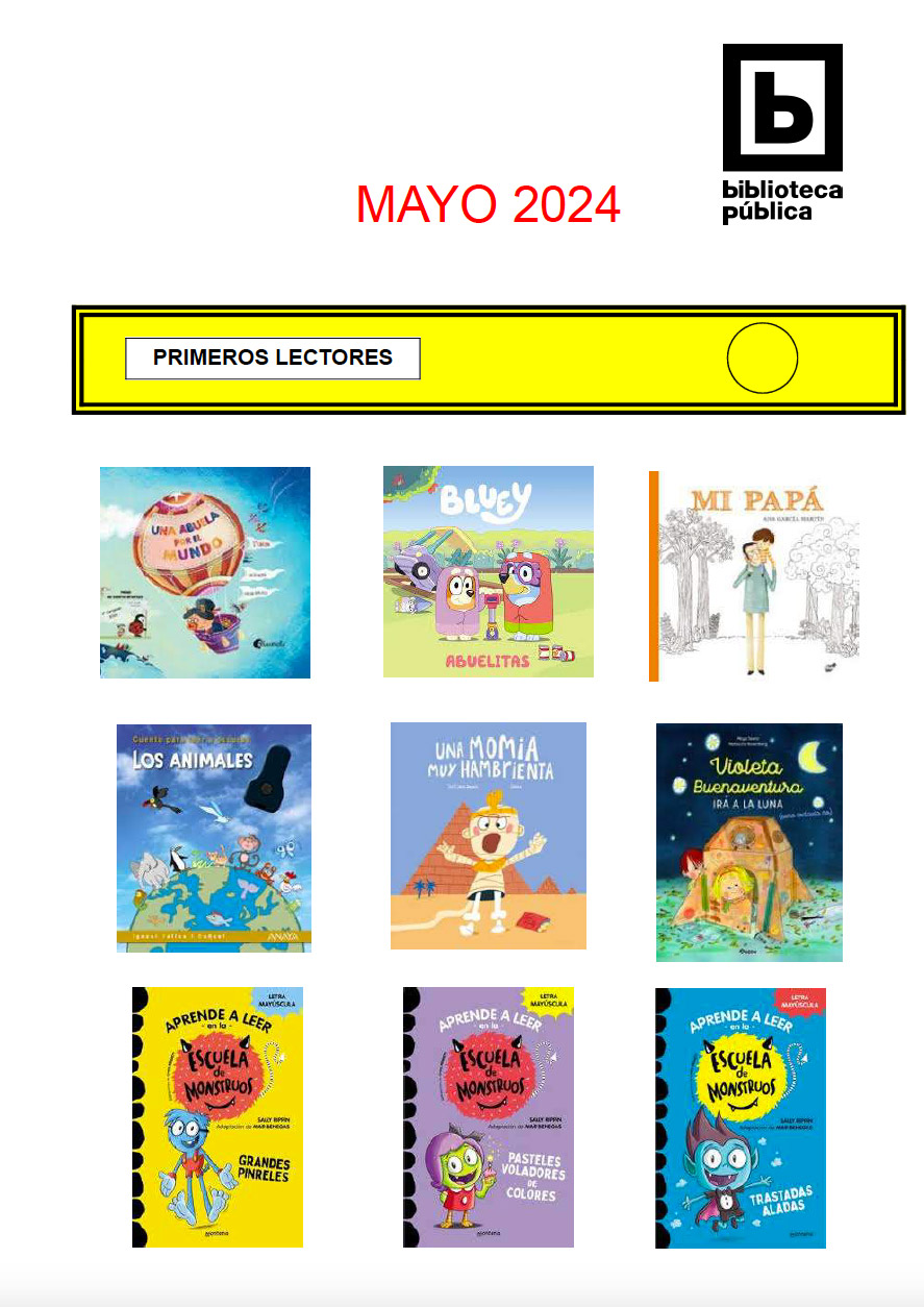 NOVEDADES INFANTILES MAYO 2024