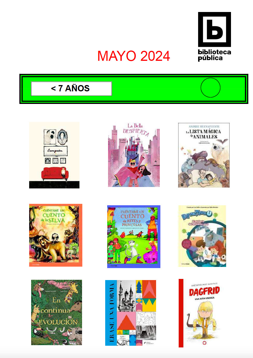 NOVEDADES INFANTILES MAYO 2024