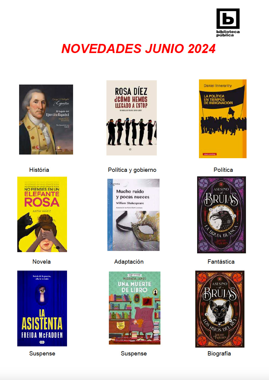 Novedades adultos de junio 2024
