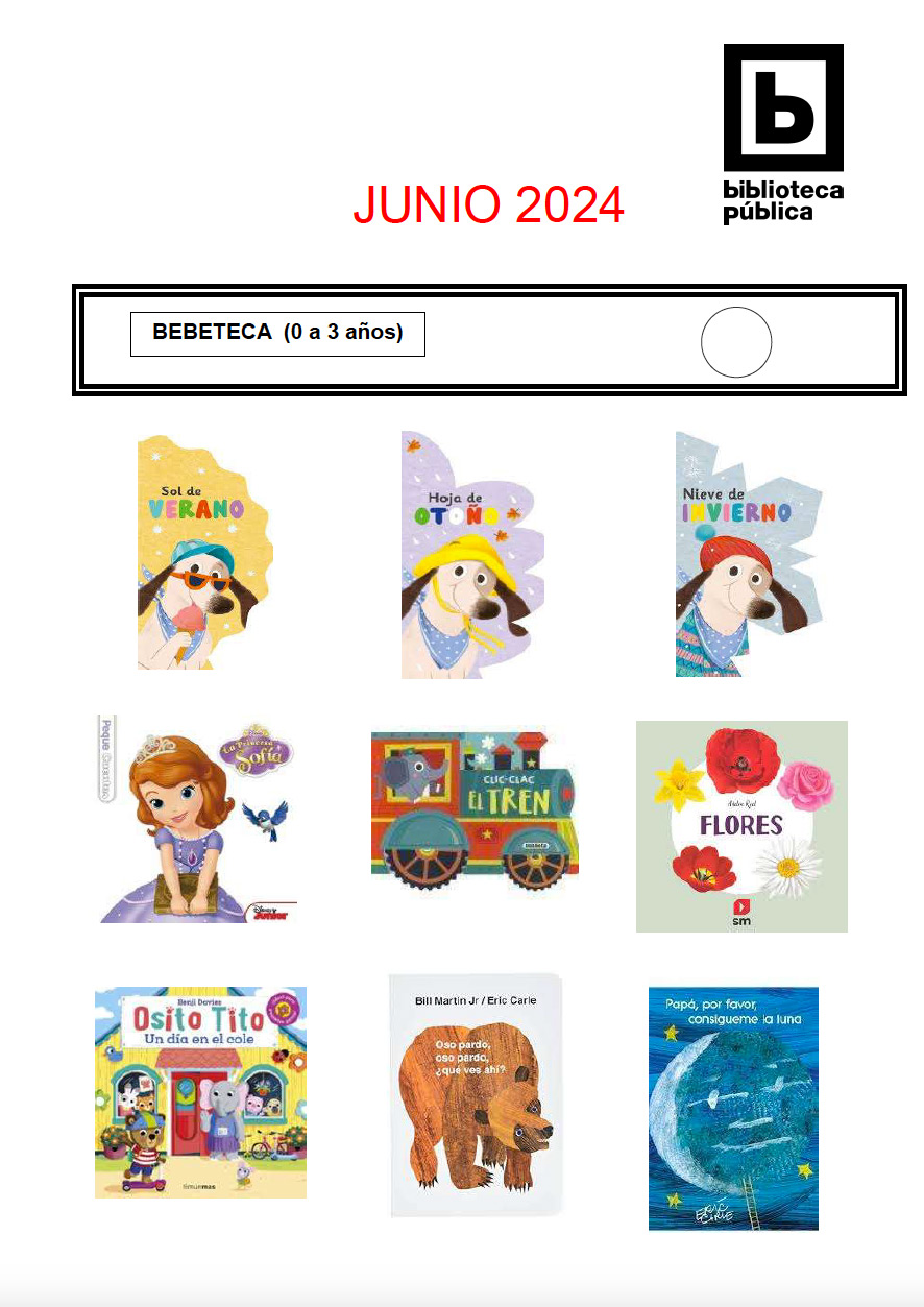 NOVEDADES INFANTILES JUNIO 2024