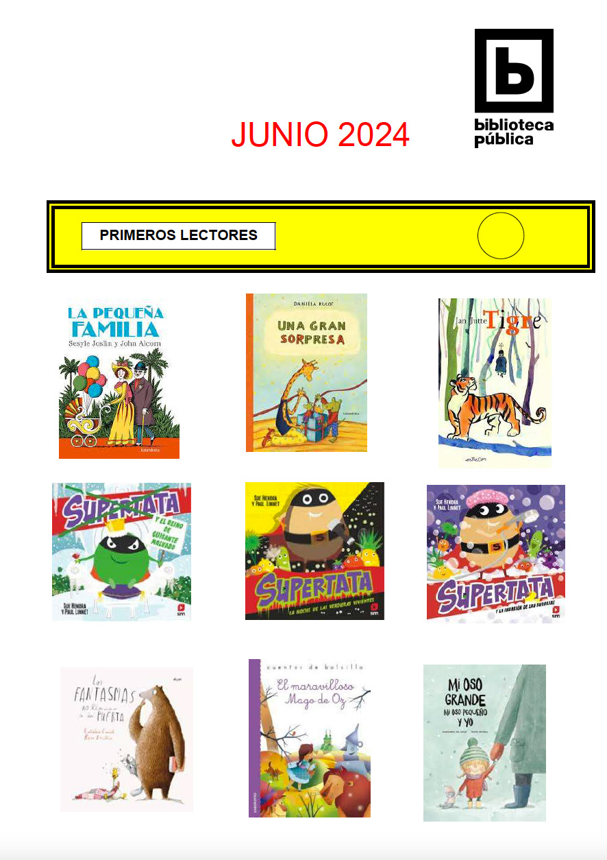 NOVEDADES INFANTILES JUNIO 2024