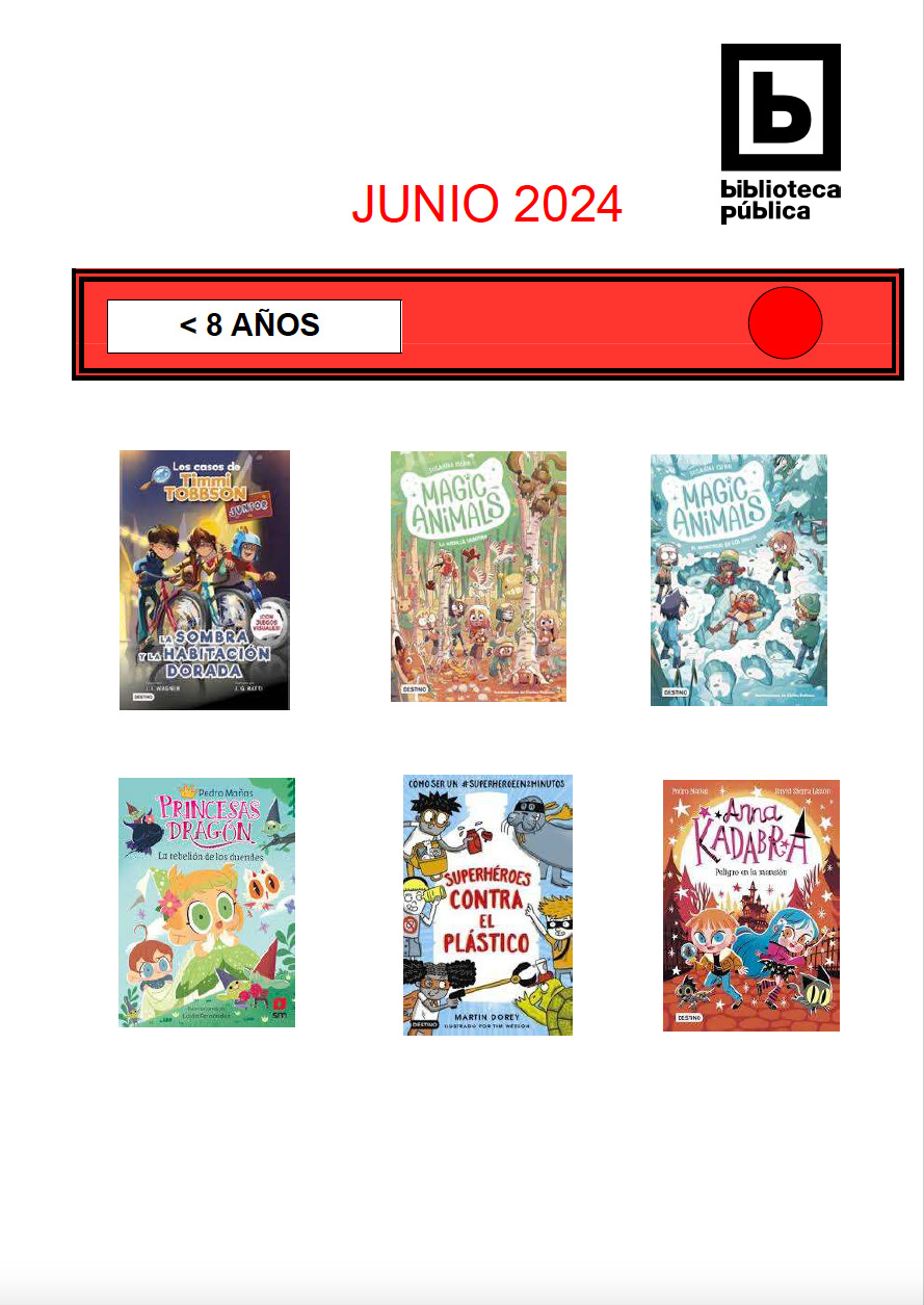 NOVEDADES INFANTILES JUNIO 2024