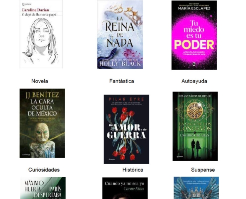 Novedades Adultos Marzo 2025