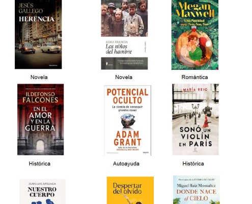 Novedades Adultos Marzo 2025