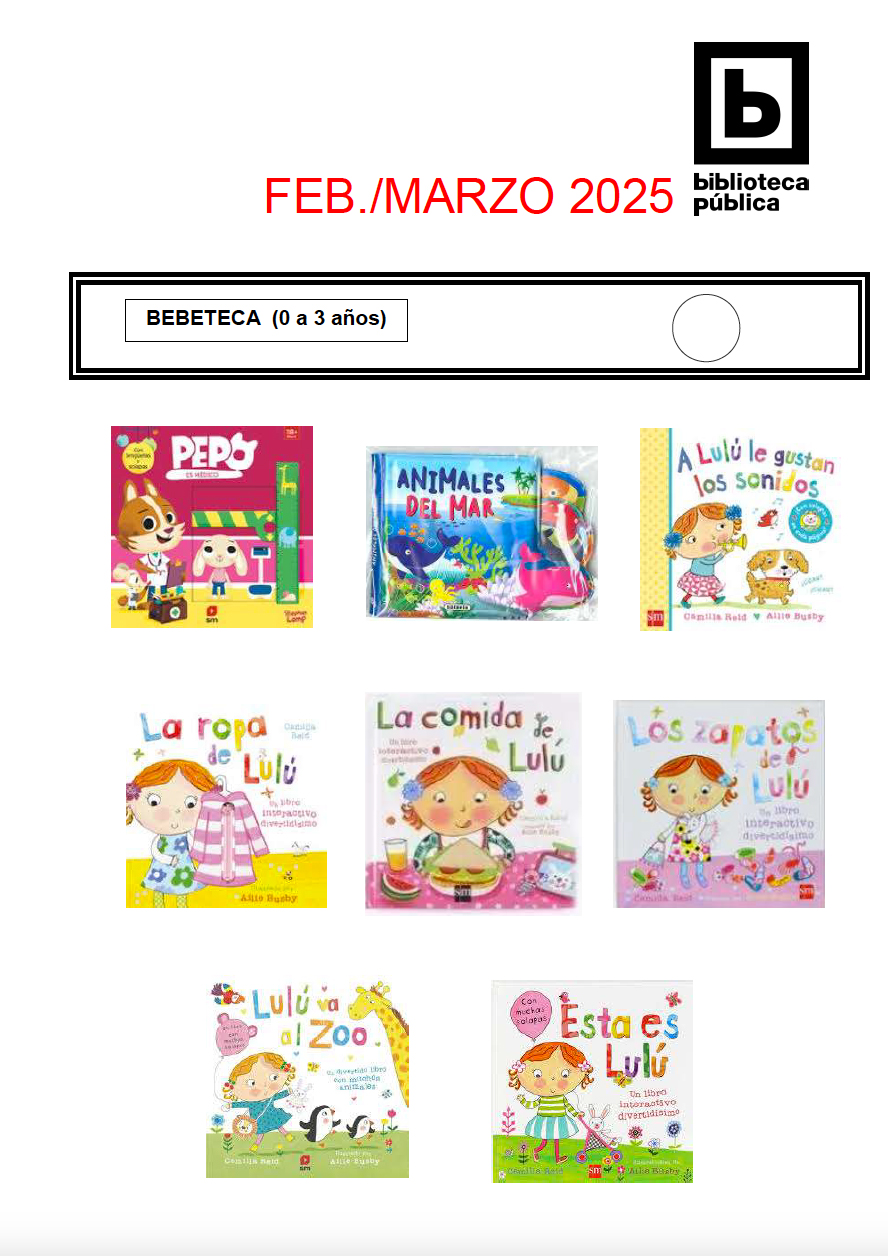 Novedades infantiles / juveniles de febrero / marzo 2025