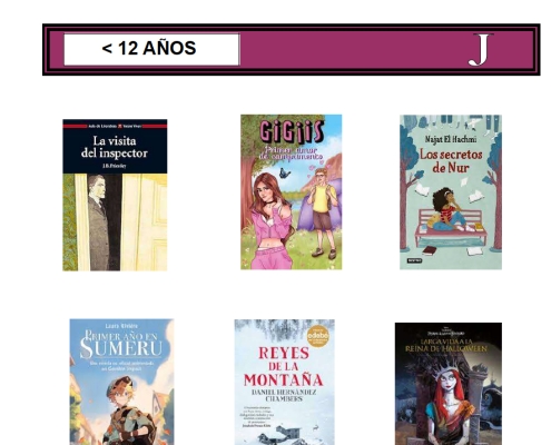 Novedades infantiles / juveniles de febrero / marzo 2025