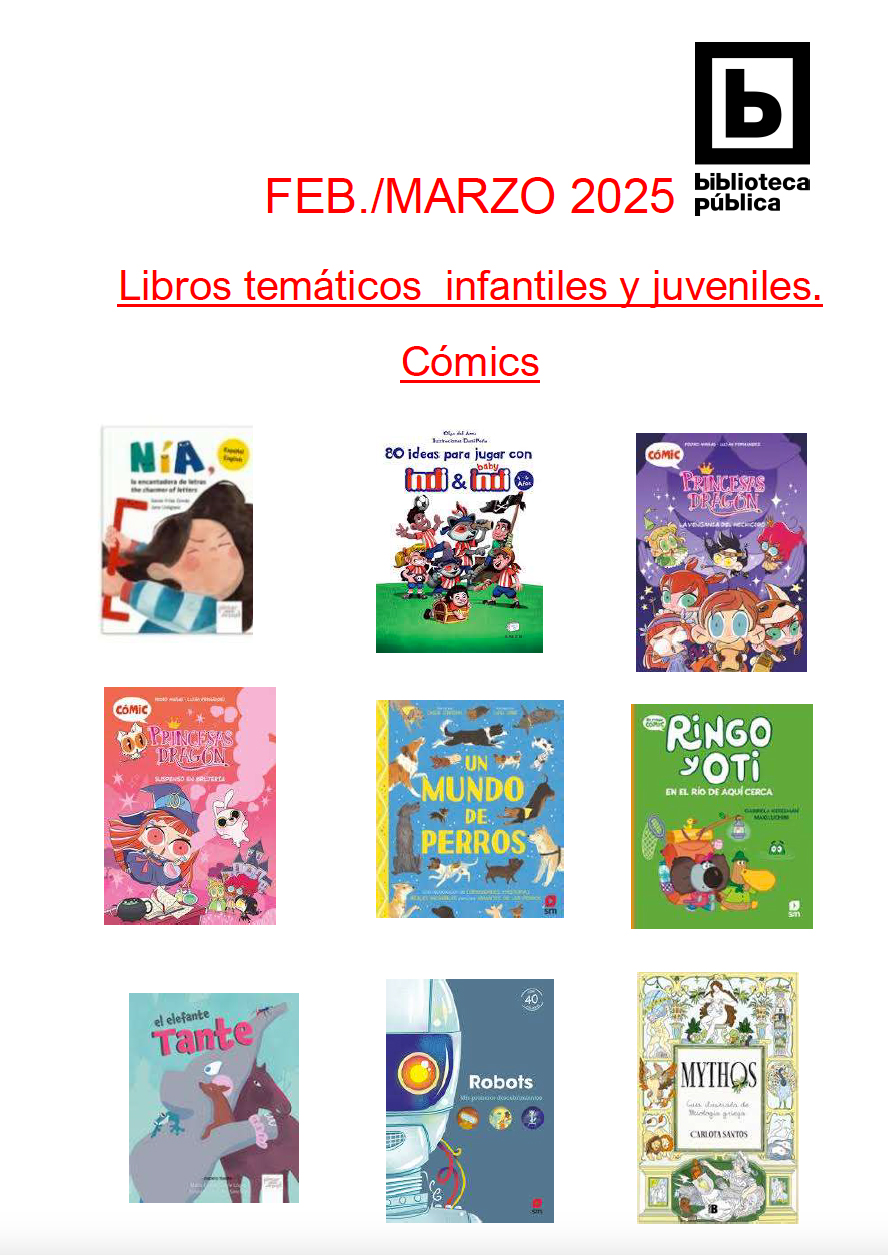 Novedades infantiles / juveniles de febrero / marzo 2025