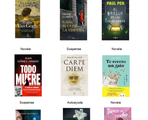 Novedades adultos de mayo 2025