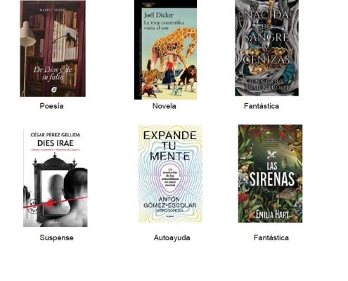 Novedades adultos de mayo 2025
