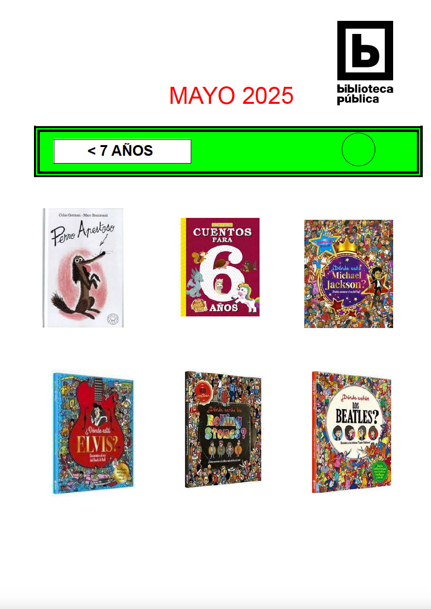 Novedades infantiles de mayo 2025