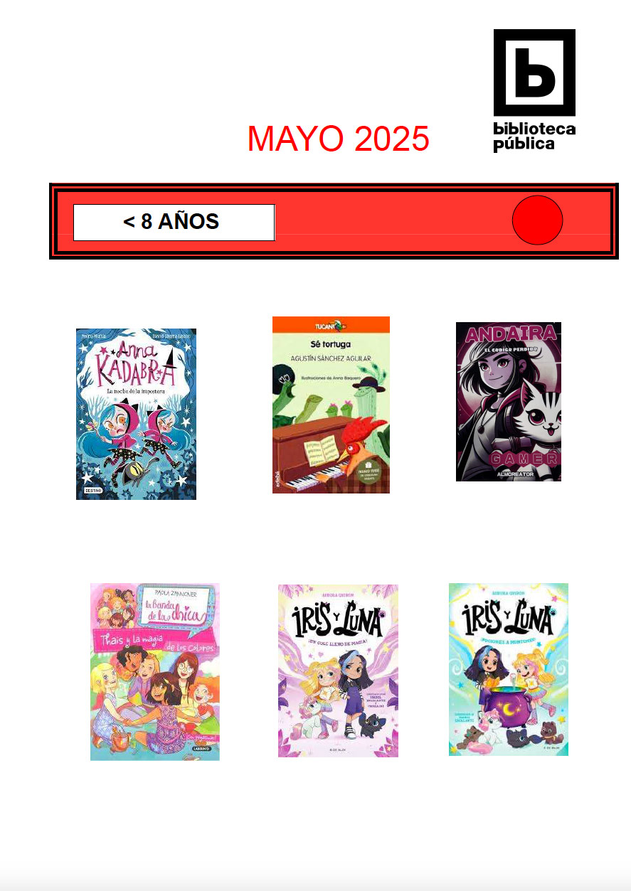 Novedades infantiles de mayo 2025