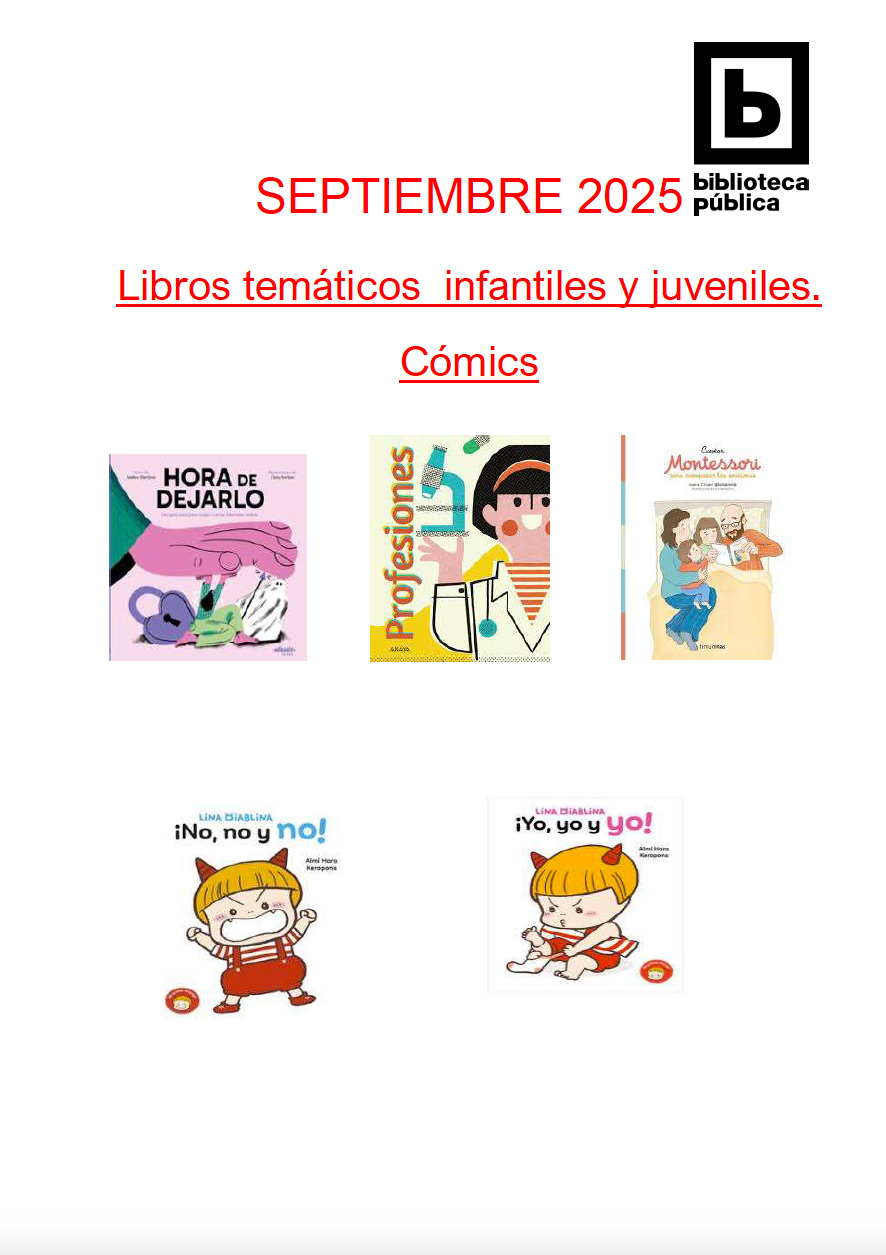 Novedades infantiles / juveniles de septiembre 2025