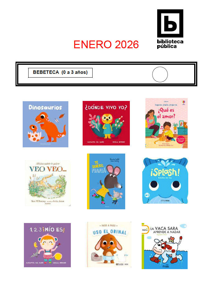 Novedades infantiles / juveniles de enero 2026 Novedades infantiles / juveniles de enero 2026