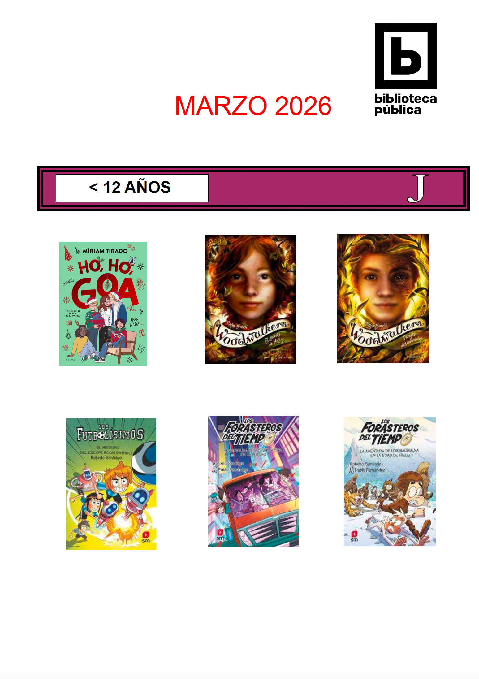 NOVEDADES INFANTILES MARZO 2026 NOVEDADES INFANTILES MARZO 2026