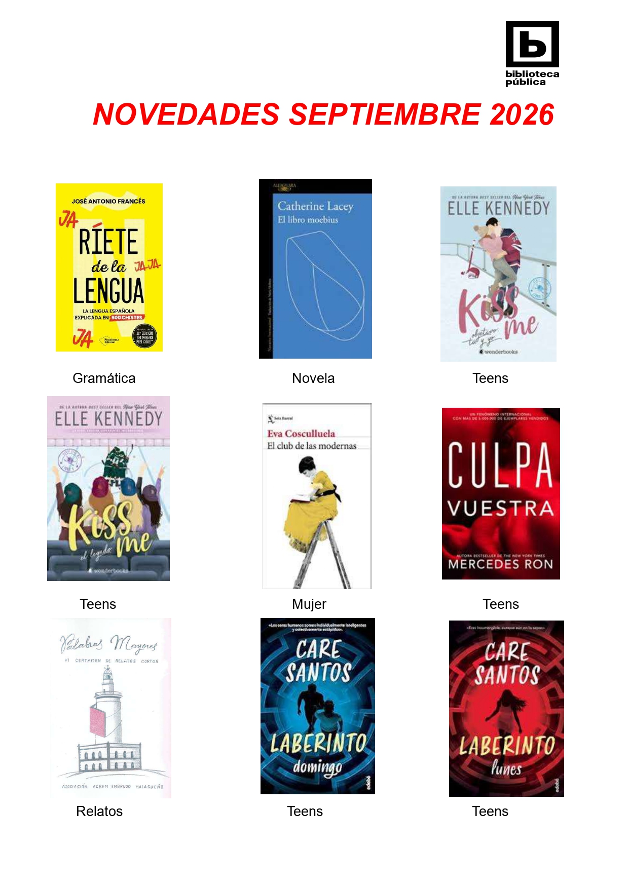 NOVEDADES ADULTOS SEPTIEMBRE 2026-1